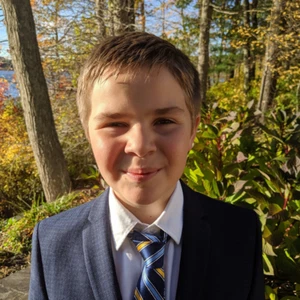 Michael Kors Boys 14R Sports Coat Blue/Black (70% Wool) - Picture 1 of 5