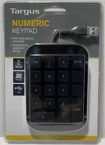 NEW Targus Numeric Keypad {PC-Mac-Netbook-Portable-USB} Ergonomic Design - Picture 1 of 2