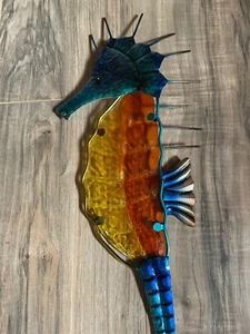 Seahorse Wall Hanging Colorful! - Picture 1 of 2