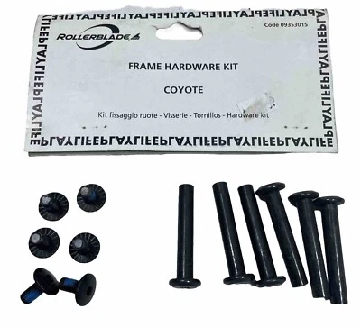 Rollerblade®️[6 Bolts + 6 Hex Screws] Coyote Frame Hardware Kit Inline Skates - Image 1 of 4