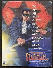 STARMAN ON SALE HERE PROMO PRINT AD POSTER 1994 HARRIS DC COMICS VTG OSCAR WILDE