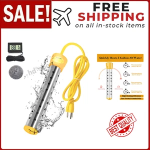 Calentador de agua electrico portable 110V sumergible para 5 galones caliente - Picture 1 of 24
