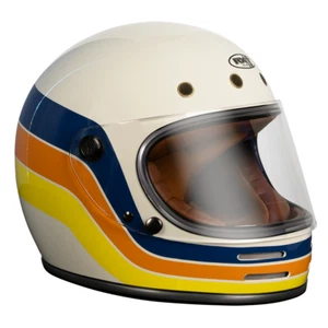 MOTORCYCLE HELMET RXT STONE Classic Stripe Gloss HRSTO124 Size Medium - Picture 1 of 3