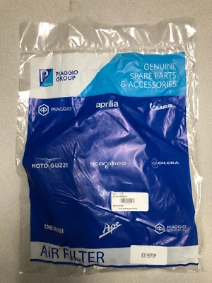 Vespa/Piaggio OEM Premium Air Filter X8 X9 XEVO MP3 GTS 125/200/250/300 8319970P - Image 1 of 2