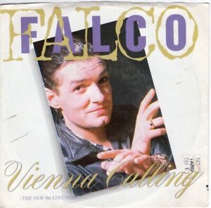 Falco 7" vinyl 45rpm single "Vienna Calling" b/w "Tango the Night" (A&M, 1985)
