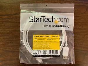 STARTECH USB-C to DisplayPort Adapter Cable CDP2DPMM6W 1.8m/6ft - Picture 1 of 3