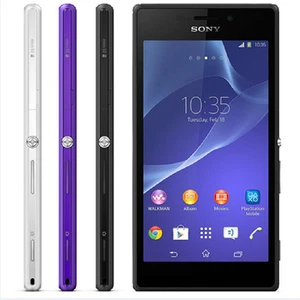 Android Sony Xperia M2 S50h D2303 5MP Original Unlocked Phone Wifi NFC 8GB 4G 3G - Picture 1 of 9