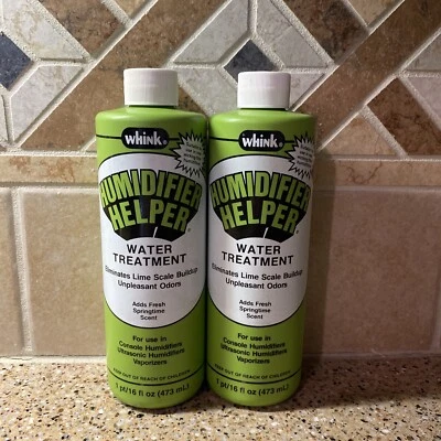 Whink Humidifier Helper Water Treatment Vaporizers Discontinued NEW (2) Rare HTF - Image 1 of 3