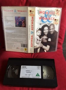 Womack And Womack Vhs Vido Live In Concert - Picture 1 of 1