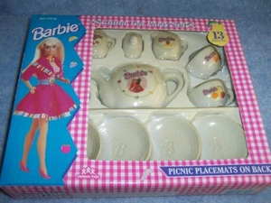 1994 Barbie 13 piece China Tea Party Set - Picture 1 of 3