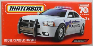 Matchbox Power Grabs Dodge Charger Pursuit weiß KSC Security Patrol NASA Neu/OVP - Picture 1 of 1
