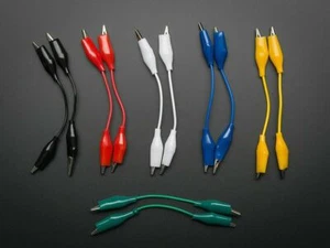 [3DMakerWorld] Adafruit Short Wire Alligator Clip Test Lead (Set of 12) - Picture 1 of 1