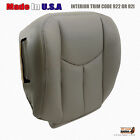 2003 2004 2005 2006 Chevy Avalanche Driver Bottom Leather Seat Cover Gray#922