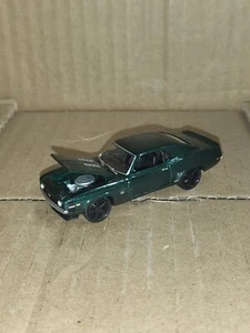 Loose Johnny Lightning 1/64 1969 Chevy Camaro SS396 Dark Green Metallic - Picture 1 of 2