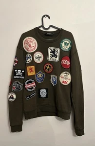 Dsquared2 Patches Sweatshirt Pullover L Nv415 - Bild 1 von 2