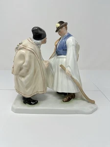 Herend Hungary Father and Son THE FAREWELL Vintage Figurine 5506 - Picture 1 of 6