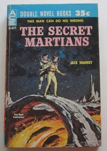ACE DOUBLE D471 Brunner Sanctuary in the Sky / Jack Sharkey The Secret Martians - Picture 1 of 3