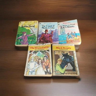 Illustrated Classics Edition Lot Of 5 Paperback Softcover Paperback Mini Book Pb Foto 1 de 4