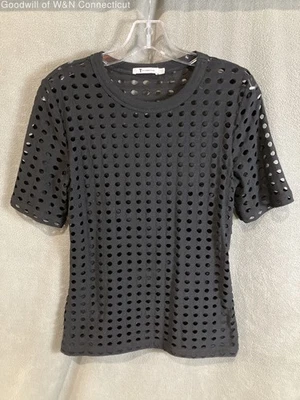 Camiseta negra para mujer Alexander Wang talla M regular Foto 1 de 4