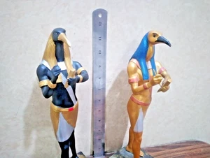 2X 12" Statue des pharaonischen ägyptischen Thoth Gott des Mondes &... - Bild 1 von 16