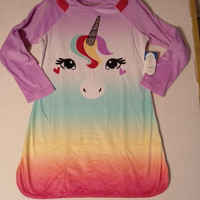 Ropa de dormir para niñas Wonder Nation unicornio talla L 10/12 nueva con etiquetas súper suave Foto 1 de 4