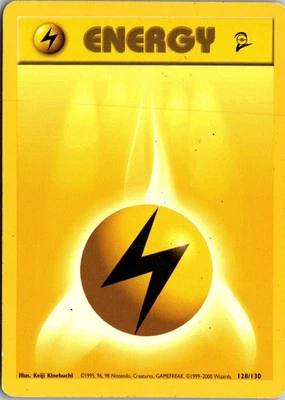 Lightning Energy - Base Set 2 #128/130 Common LP+ - Image 1 of 2