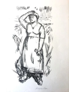 Espressionismo. - Filser Maria Caspar. Litografia originale autografata. 1918 - Foto 1 di 6