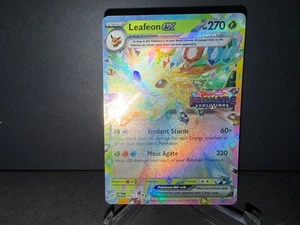 Leafeon ex 006 2025 Pokemon Prismatic Evolutions Stamped Promo Rare Card NM+ - Imagen 1 de 2