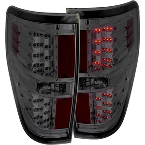 Chrome Smoke Lens Tail Light Assembly for 2009-2014 Ford F-150 - Picture 1 of 4