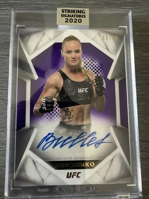  valentina Shevchenko 2020 Striking Signatures 69/99 UFC - 1163 - Image 1 of 2