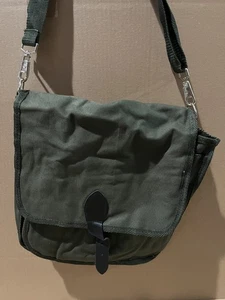 Segeltuchtasche, Umhängetasche Grün Armee Bundeswehr Vintage Look - Bild 1 von 7