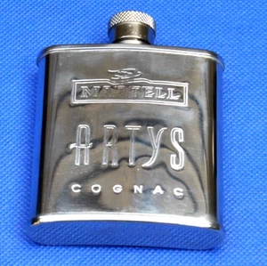 Original MARTELL Special ARTYS COGNAC Edelstahl 2oz / 50ml Flachmann sehr guter Zustand - Bild 1 von 19