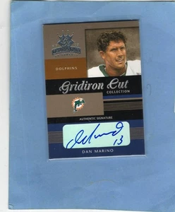 2003 Donruss Gridiron Kings Auto 06/25 Dan Marino Schöne Karte! - Bild 1 von 2