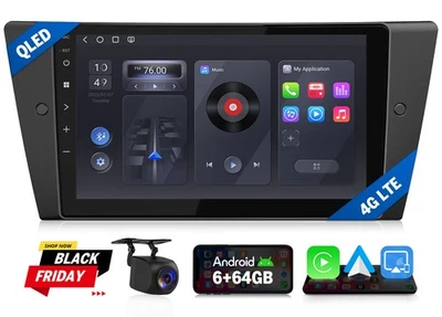 Radio estéreo para automóvil Eonon E90X6S Android 13 6+64 CarPlay GPS WiFi para BMW E90-93 M3 Foto 1 de 4
