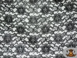 Lace Floral Rachelle Fabrics / 60" Wide / Sold by the yard - Picture 1 of 13