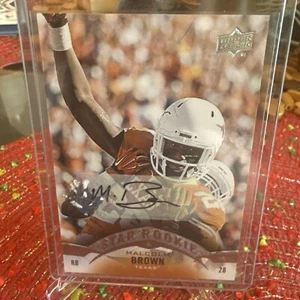 2015 Upper Deck Star Rookie Auto Malcolm Brown #172 Rookie Auto RC - Picture 1 of 2
