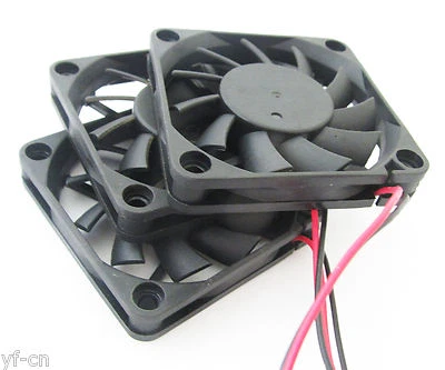 10x Brushless DC Cooling Fan 60x60x10mm 6010 11 blades 24V 0.15A 2pin Connector - Image 1 of 3