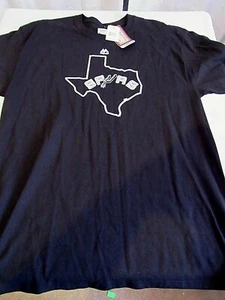 SPURS NBA TIM DUNCAN #21 HARDWOOD CLASSICS UNISEX BLACK T SHIRT SIZE LARGE NWT - Picture 1 of 6