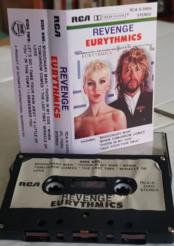 Eurythmics – Revenge - 1986 Philippines cassette tape and cover VG+ - Image 1 of 1