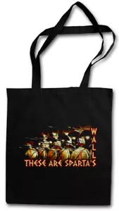 QUESTE SONO SPARTA'S WALL SHOPPER SHOPPING BAG 300 Hoplites Sparta Spartans - Foto 1 di 1