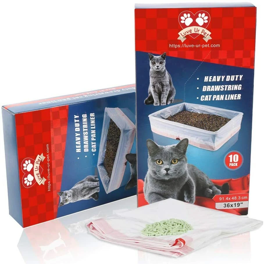 Litter Box Liners Poopy Packs XL Cat Litter Bags - 200 Count Eco ...
