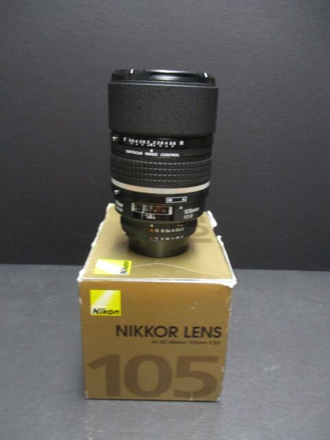 Nikon DC-NIKKOR 105mm f/2 D Lens with box MINT cat.# 1932 | eBay