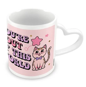 Valentinstag Geschenk, Stola My Heart Shaped Griff 11oz/315ml Becher - 4 Stile - Bild 1 von 17