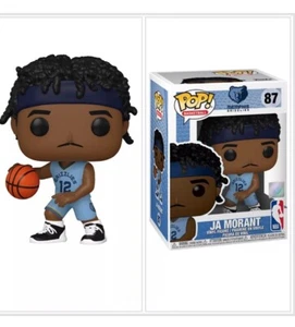 Funko Pop NBA Ja Morant #87 w/ foldable Protector Memphis Grizzlies Blue Uniform - Picture 1 of 1