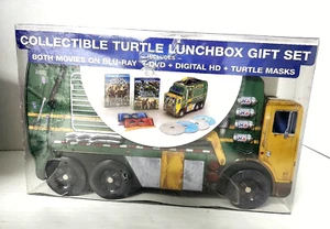 TEENAGE MUTANT NINJA TURTLES 4 DVD BLU-RAY LUNCHBOX MASKS COLLECTIBLE GIFT SET - Picture 1 of 17