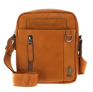U.S. POLO ASSN. bolsa para cadáveres cruz Cambridge Crossbody Bag Camel - Imagen 1 de 4