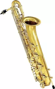Jody Blues JBS-801 Low A Baritone Saxophone Low A to High F# Lacquered Brass wit - Picture 1 of 4