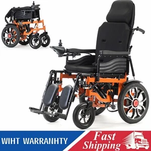 500W Folding Lightweight Electric Power Wheelchair Mobility Aid Motorized 24V12A - Picture 1 of 12