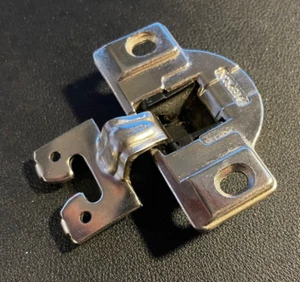 MEPLA Cabinet Hinge 510.356.00.13 Mounting Plate • 698.256.53.00 | Nickel Finish - Picture 1 of 12