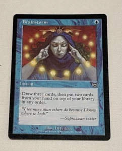 1x Brainstorm - Mercadian Masques - MTG - Magic the Gathering - LP/NM - Picture 1 of 2